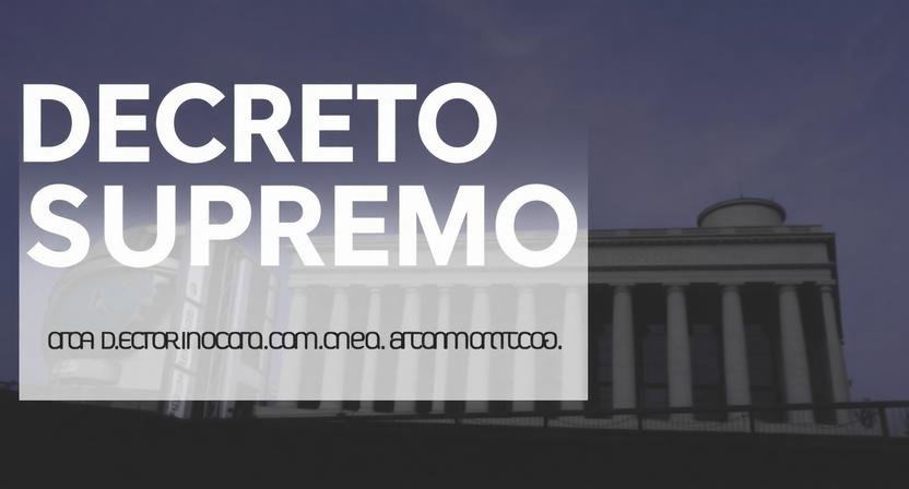 Decreto Supremo 160