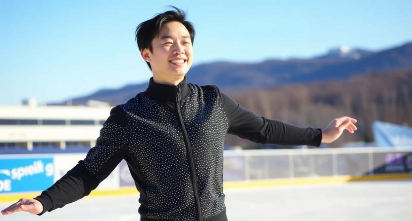 why does ksayim hsiung want to be an ice skater